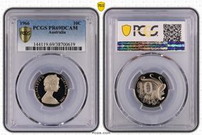 1966 10C PR69DCAM