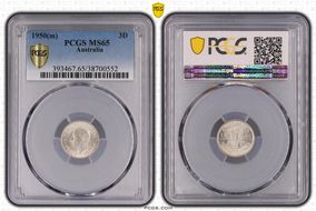 1950(m) 3D KM-44  Ag MS65