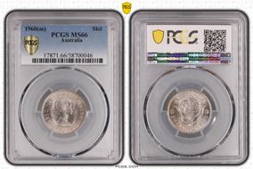 1960(m) Shil KM-59 Ag MS66