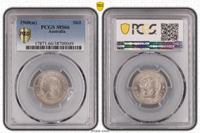 1960(m) Shil KM-59  Ag MS66