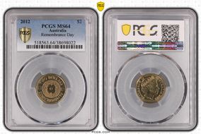 2012 $2 Remembrance Day MS64