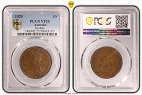 1920  1D No dots VF25BN