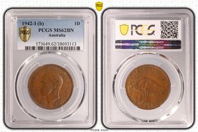 1942-I (b) 1D MS62BN