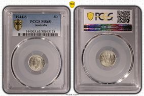 1944-S 3D MS65