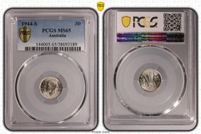 1944-S 3D MS65