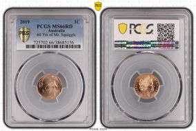 2019 1C 60 Yrs of Mr. Squiggle MS66RD