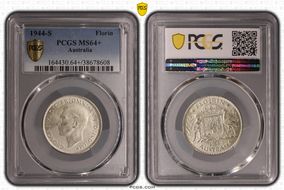 1944-S Florin KM-40  Ag MS64+