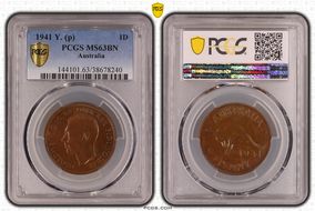 1941 Y. (p) 1D MS63BN