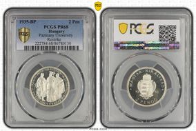 "1935"-BP 2 Pen Pazmany University Restrike PR68