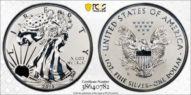 2019-S $1 Silver Eagle Enhanced Rev PR First Day of Issue Mint Engraver Series Mercanti PR70