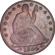 1854-O 50C WB-46 Arrows MS67