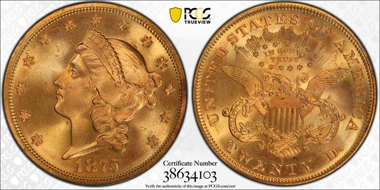 Cert 38634103 - Coin Image