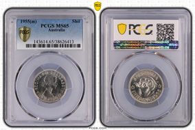 1955(m) Shil MS65
