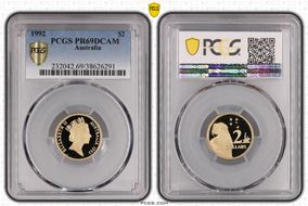 1992 $2 PR69DCAM