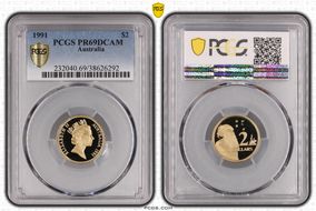 1991 $2 PR69DCAM