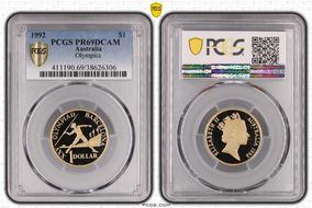 1992 $1 Olympics PR69DCAM