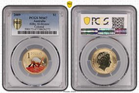2009 $1 Bilby Al-Bronze MS67