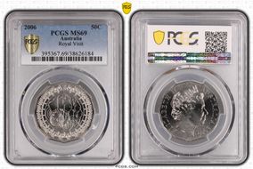 2006 50C KM-802 Royal Visit MS69