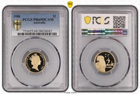 1988 $2 PR69DCAM