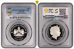 2001 50C Capital Territory PR69DCAM