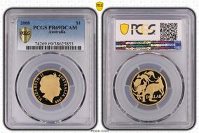2008 $1 PR69DCAM