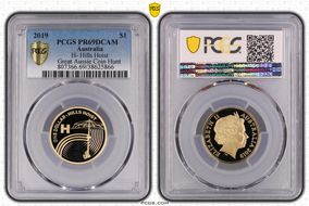 2019 $1 H- Hills Hoist Great Aussie Coin Hunt PR69DCAM