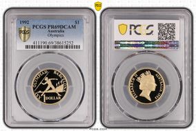 1992 $1 Olympics PR69DCAM