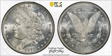 1878 7/8TF $1 VAM 42A MS64