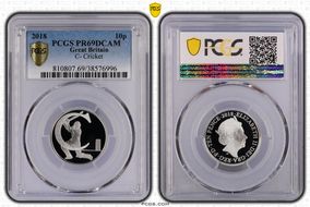 2018 10p C- Cricket PR69DCAM