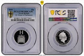 2018 10p H- House of Parliament PR70DCAM
