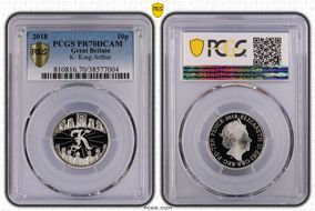 2018 10p K- King Arthur PR70DCAM