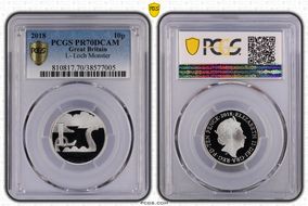 2018 10p L- Loch Monster PR70DCAM