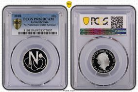 2018 10p N- National Health Service PR69DCAM