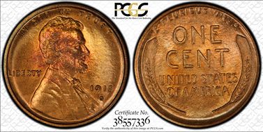 1915-S 1C MS65RD