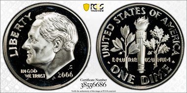 2006-S 10C Silver PR69DCAM