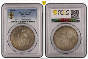 1909-B Trade$ Prid-19 MS64