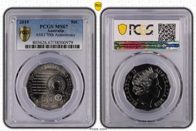 2019 50C ASIO 70th Anniversary MS67