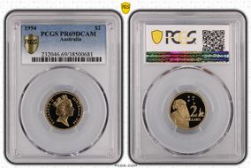 1994 $2 PR69DCAM