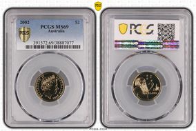 2002 $2 MS69