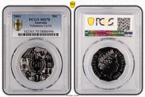 2003 50C Volunteers Cu-Ni MS70