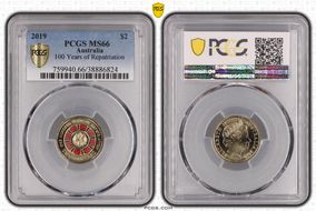 2019 $2 100 Years of Repatriation Colorized MS66