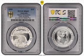 1999 $10 Snowy Mountains  Dam Building PR69