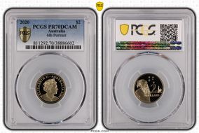 2020 $2 6th Portrait PR70DCAM