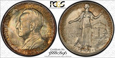 1936 50C Lynchburg MS67+