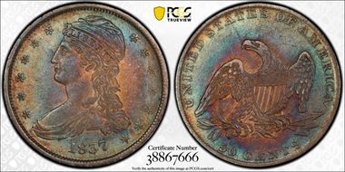 1837 50C AU55