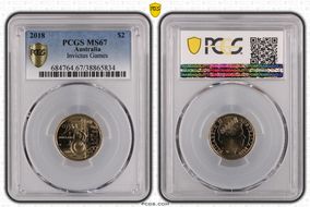2018 $2 Invictus Games MS67