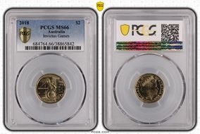 2018 $2 Invictus Games MS66