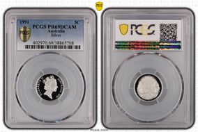 1991 5C Silver PR69DCAM
