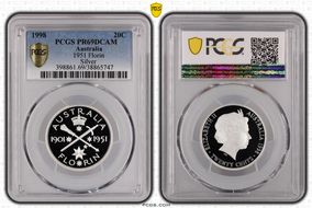1998 20C 1951 Florin Silver PR69DCAM