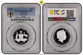 1998 20C 1910 Florin Silver PR69DCAM
